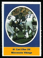 1972 Sunoco Stamps      349     Carl Eller DP